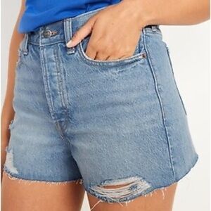 Old Navy 100% cotton denim shorts size 10